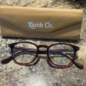 Elegant Brown Blue-Light Blocking Glasses